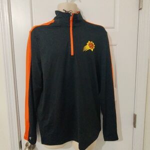 Men's Phoenix Suns 1/4 Zip Long Sleeve Shirt Size Medium NWT